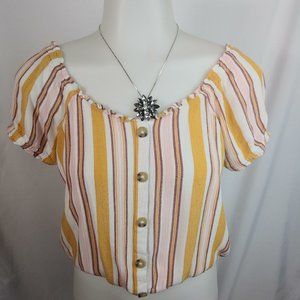 Aeropostale Women’s Blouse S multicolor Stripes